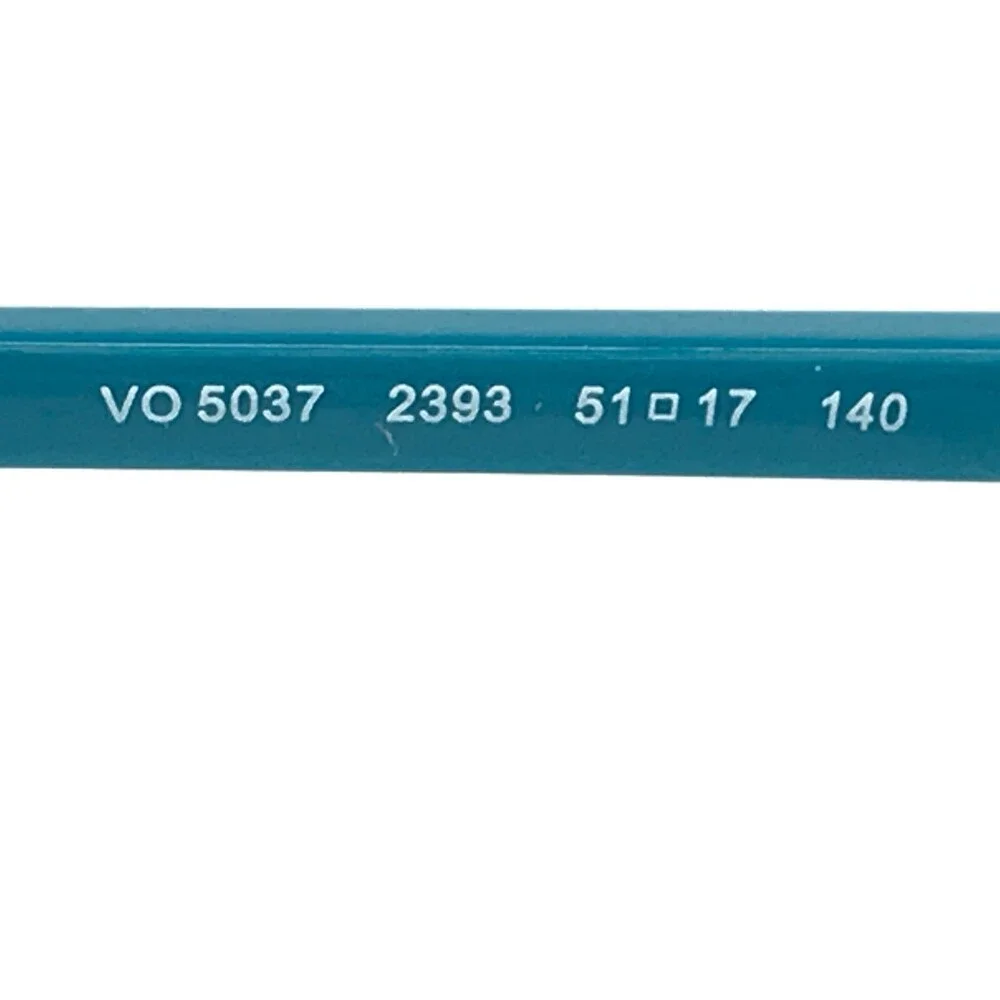 Vogue Eyeglasses Frames VO5037 2393 Brown Blue Round Full Rim 51-17-140